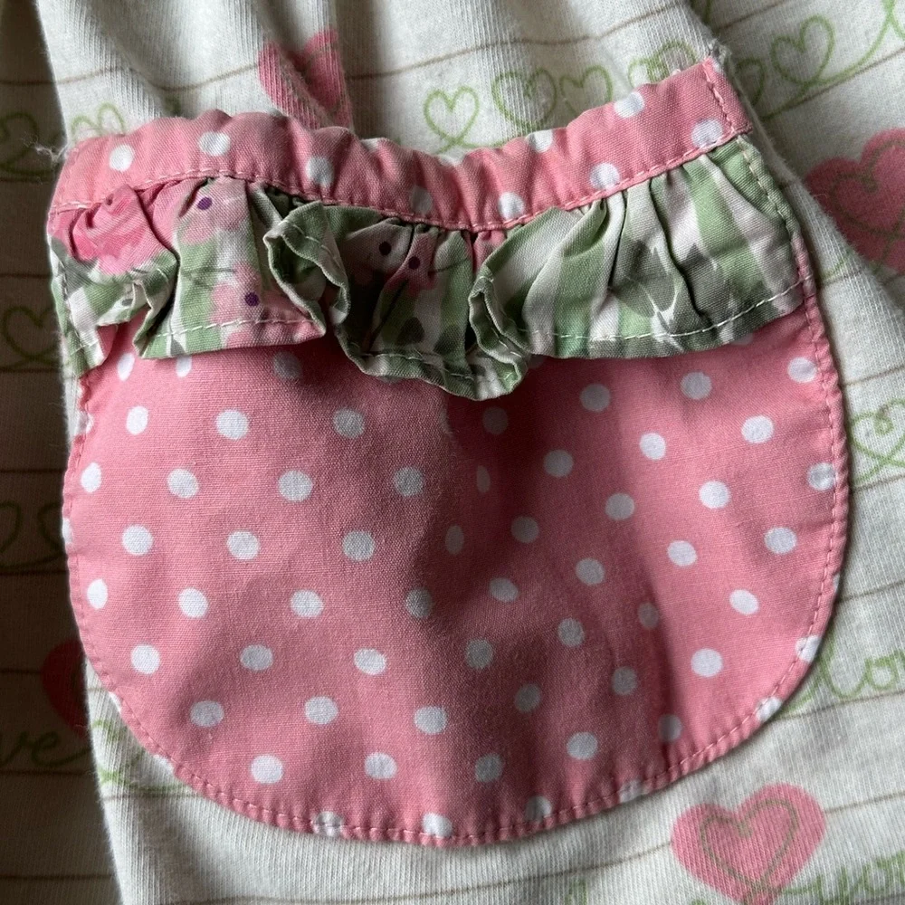 Eleanor Rose Hearts Script Love You Dress size 4-5